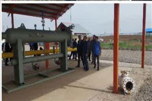 اجرای خط انتقال 10 اینچ گاز در شهرستان هشترود
