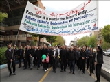 راهپیمایی گسترده کارکنان انقلابی شرکت گاز استان آذربایجان شرقی در حمایت از قدس شریف