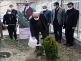پاسداشت آیین درختکاری در شرکت گاز استان آذربایجان شرقی 